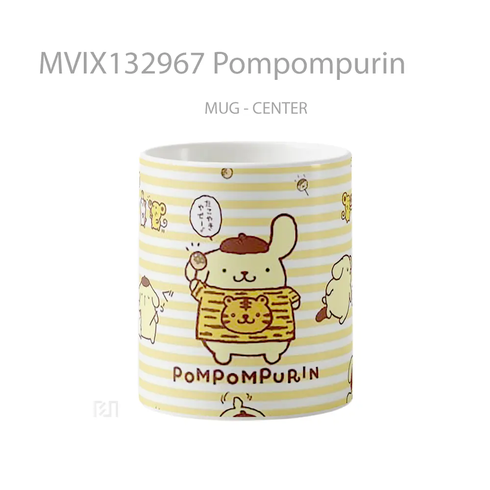 Mug Pompompurin Gelas Keramik Unik