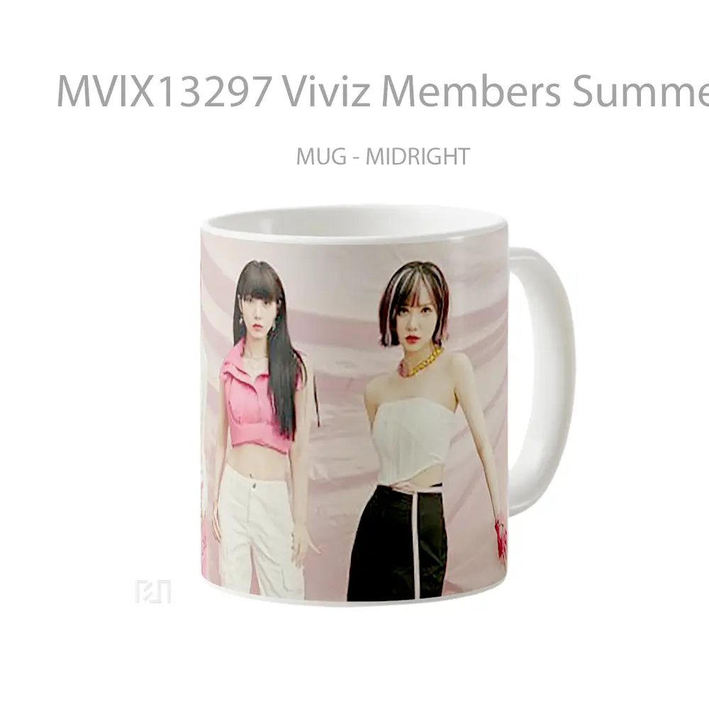 Mug Viviz Members Summer Vibe Gelas Keramik Unik - All-side / Desain