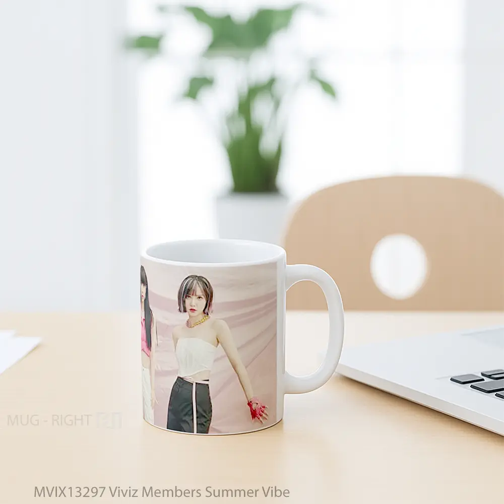 Mug Viviz Members Summer Vibe Gelas Keramik Unik - All-side / Desain