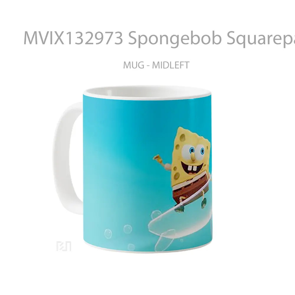 Mug Spongebob Squarepants The Cosmic Shake V1 Gelas Astronomi - All-side / Desain
