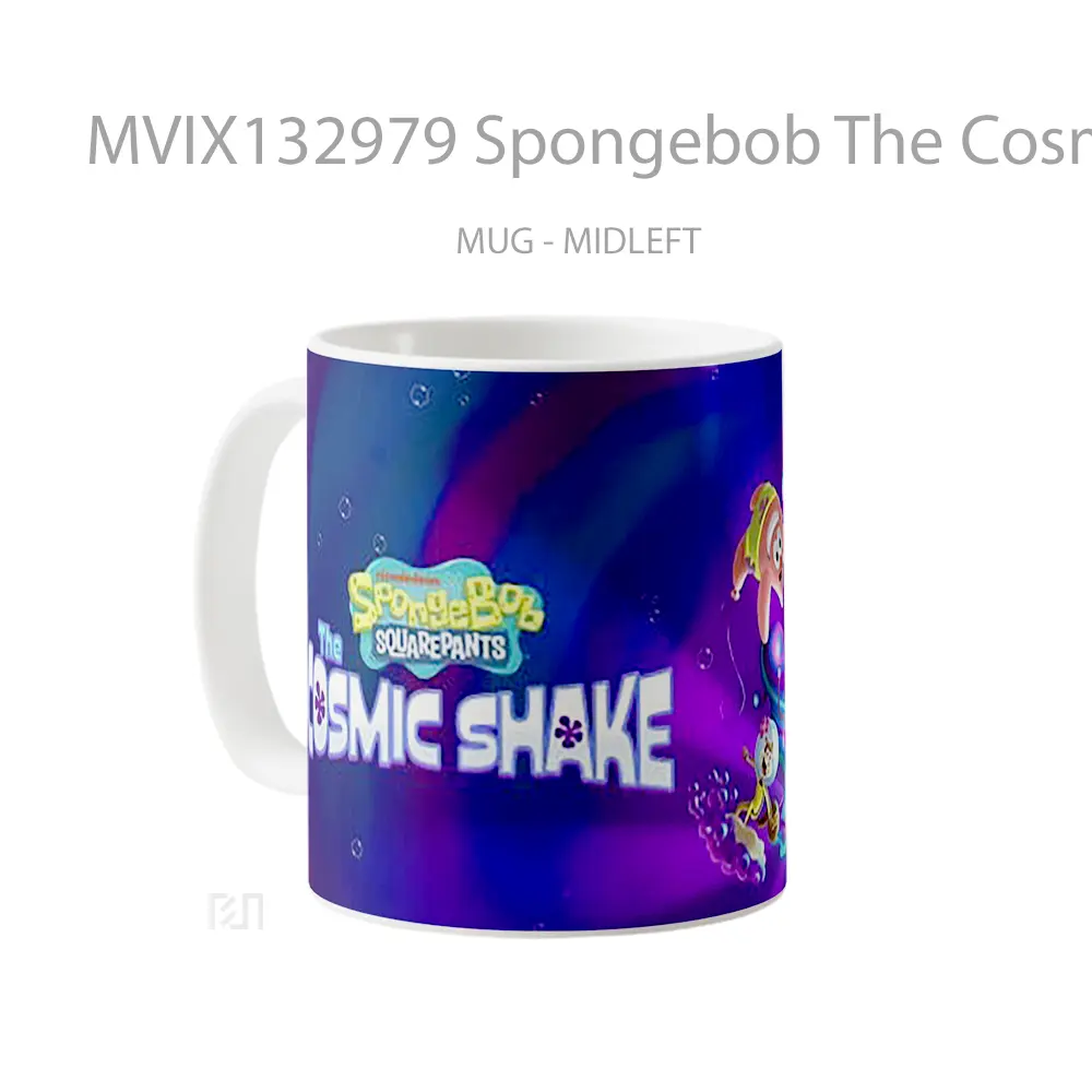 Mug Spongebob The Cosmic Shake Game Cangkir Gamer - All-side / Desain