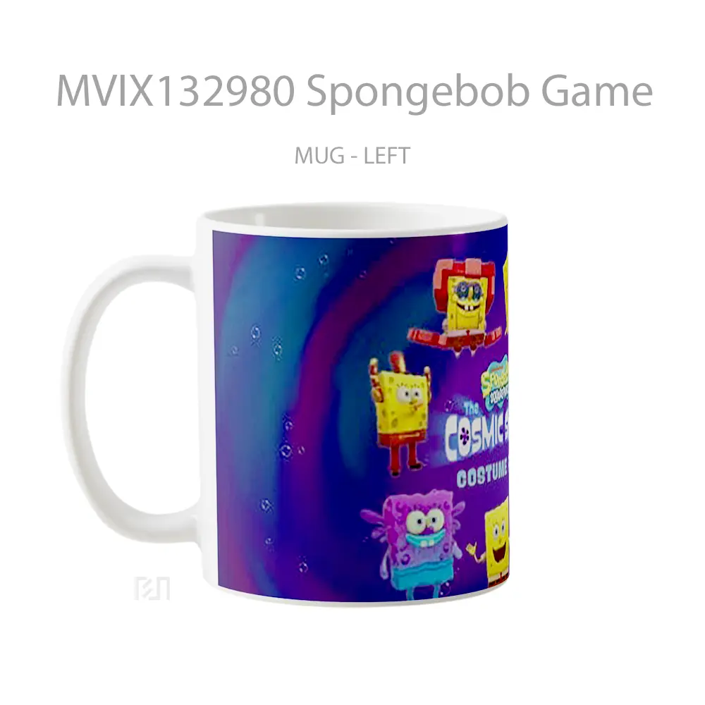Mug Spongebob Game Cangkir Gamer - All-side / Desain