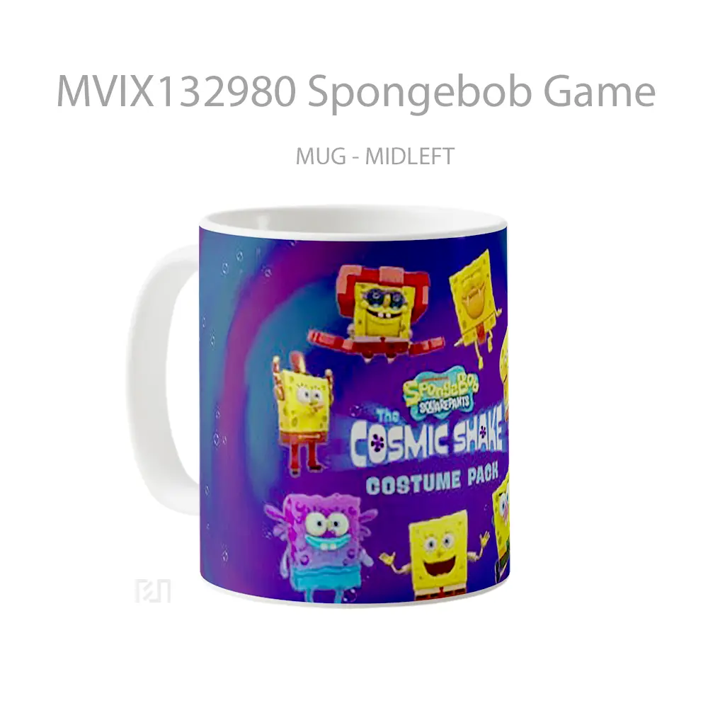 Mug Spongebob Game Cangkir Gamer - All-side / Desain