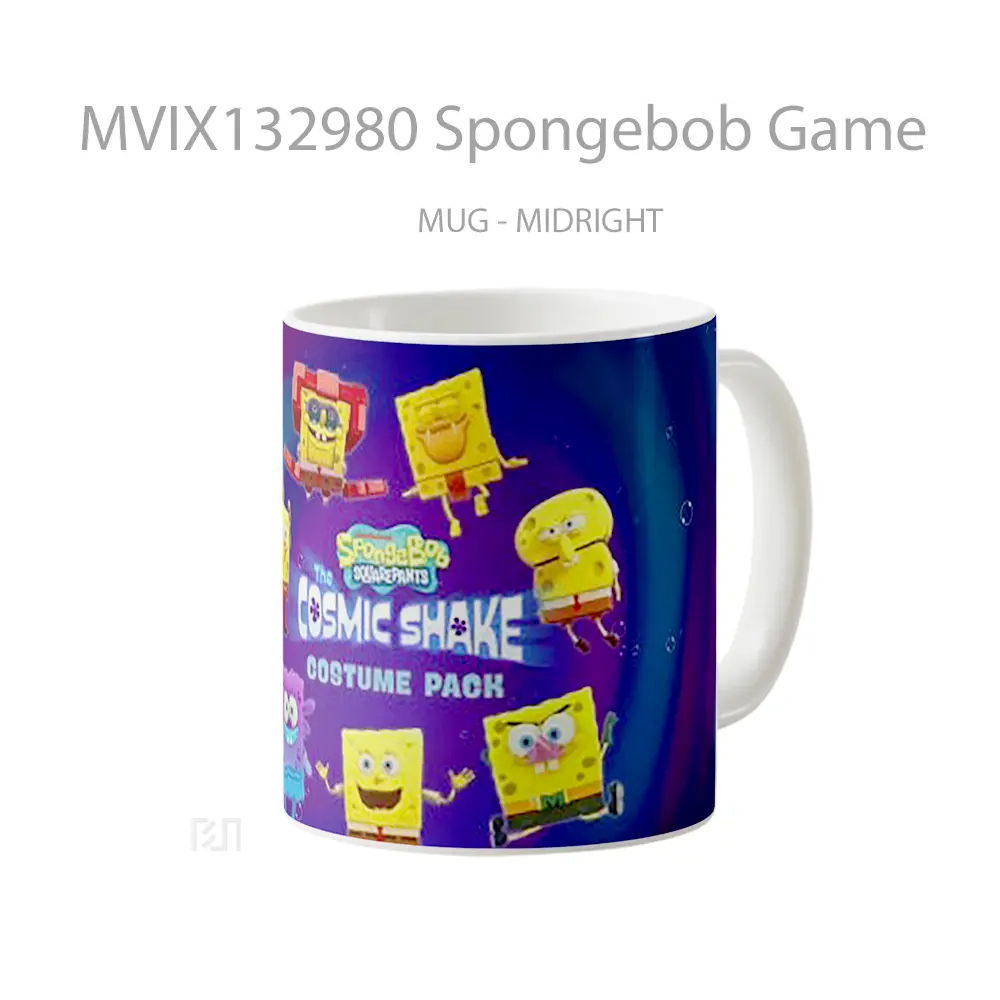 Mug Spongebob Game Cangkir Gamer - All-side / Desain