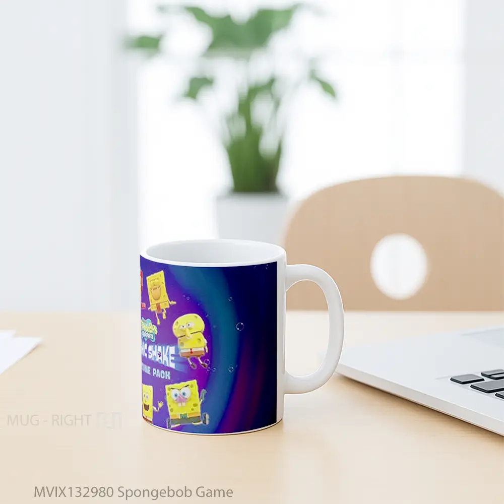 Mug Spongebob Game Cangkir Gamer - All-side / Desain