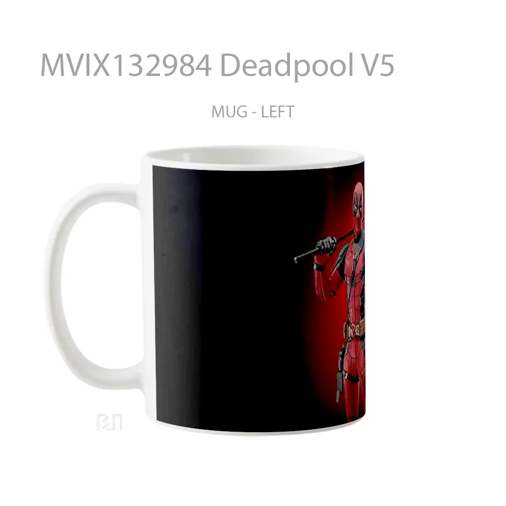Mug Deadpool V5 Gelas Superhero - All-side / Desain