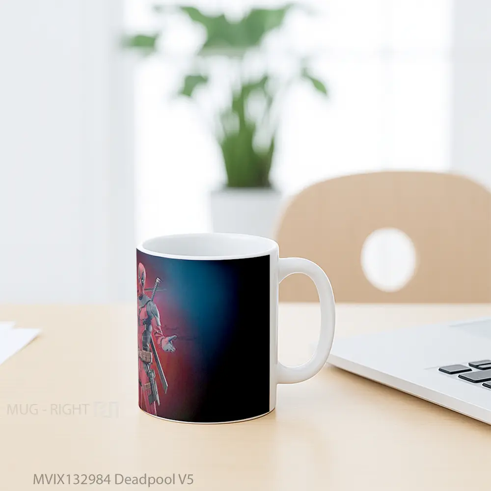 Mug Deadpool V5 Gelas Superhero - All-side / Desain