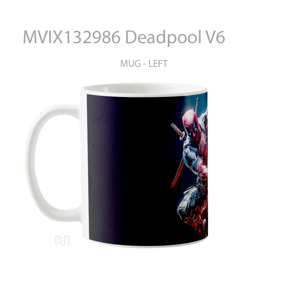 Mug Deadpool V6 Gelas Superhero - All-side / Desain