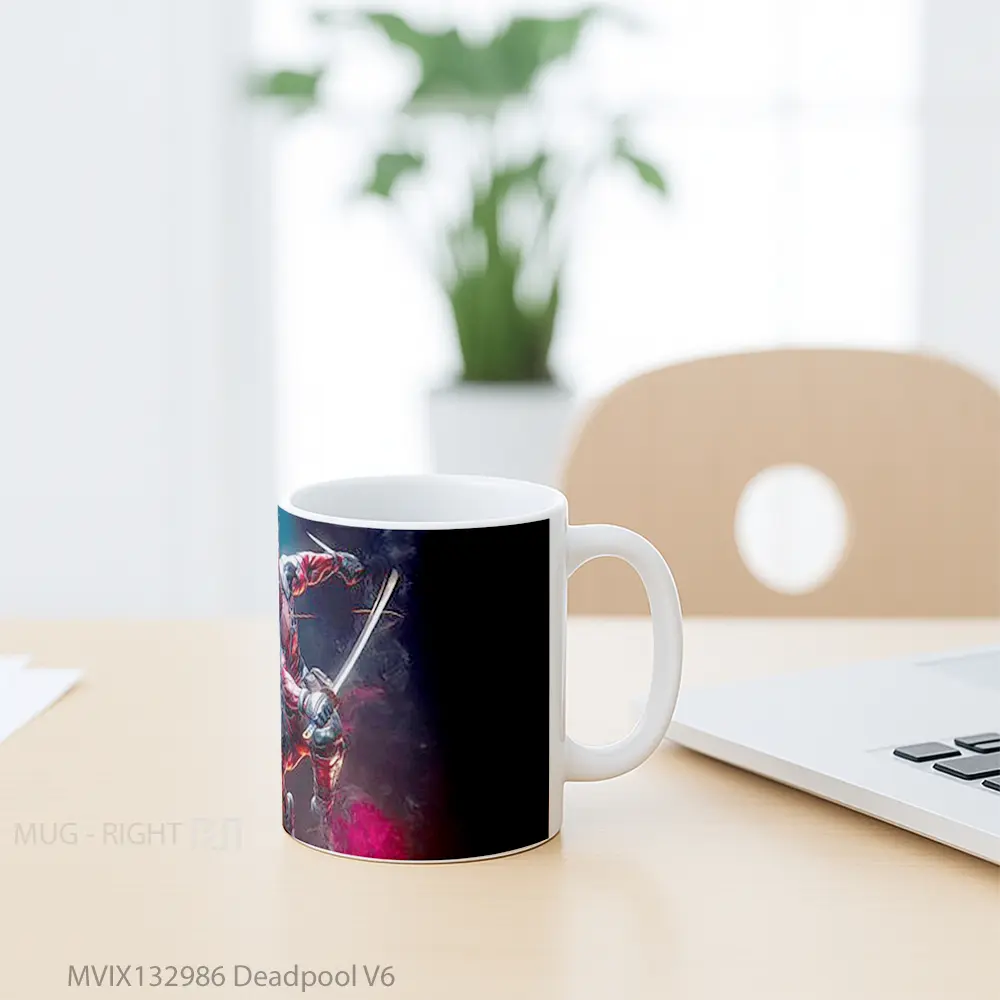 Mug Deadpool V6 Gelas Superhero - All-side / Desain