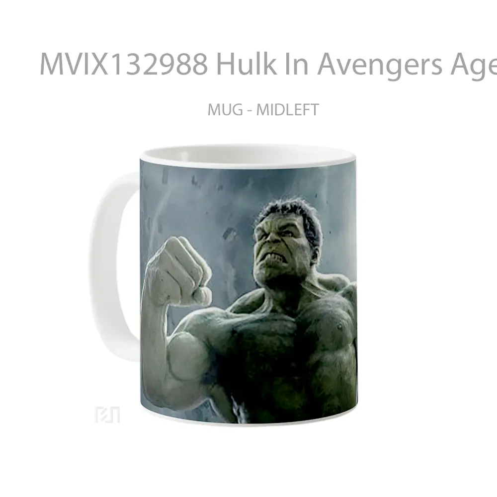 Mug Hulk In Avengers Age Of Ultron Gelas Superhero - All-side / Desain