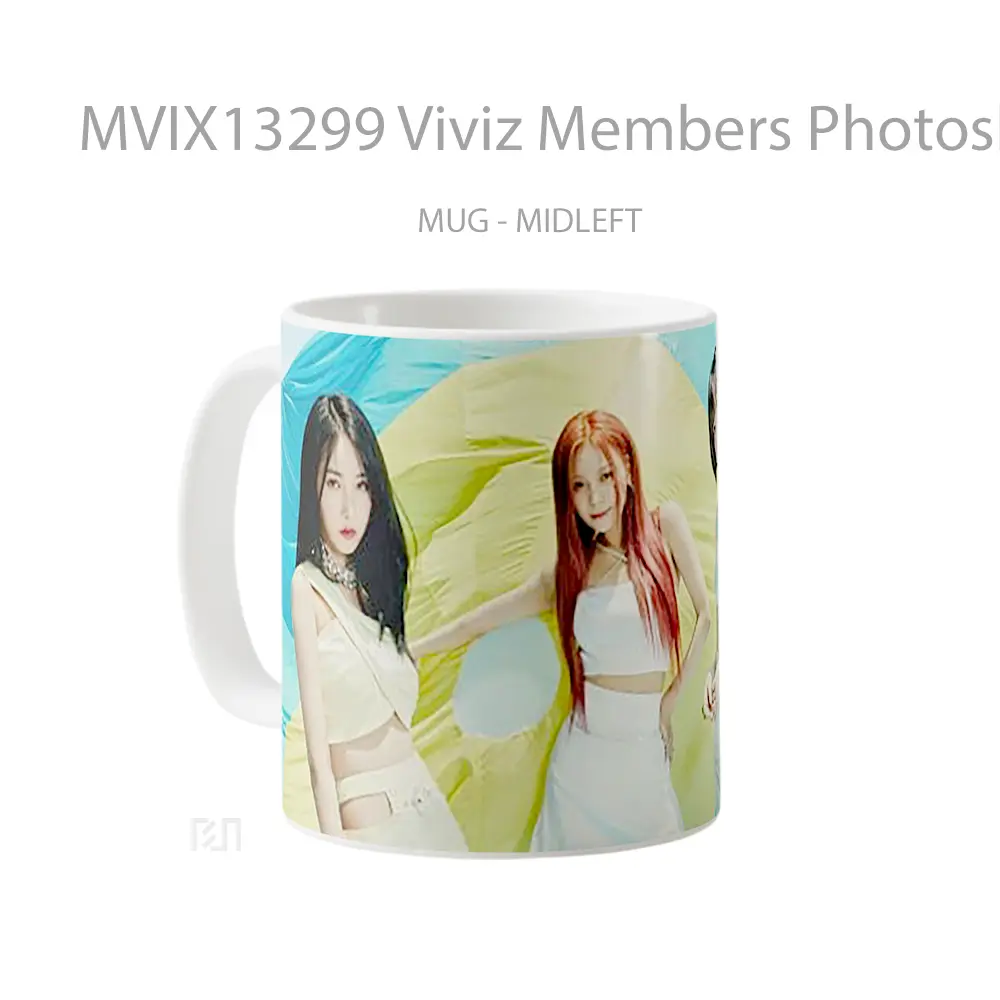 Mug Viviz Members Photoshoot Gelas Keramik Unik - All-side / Desain