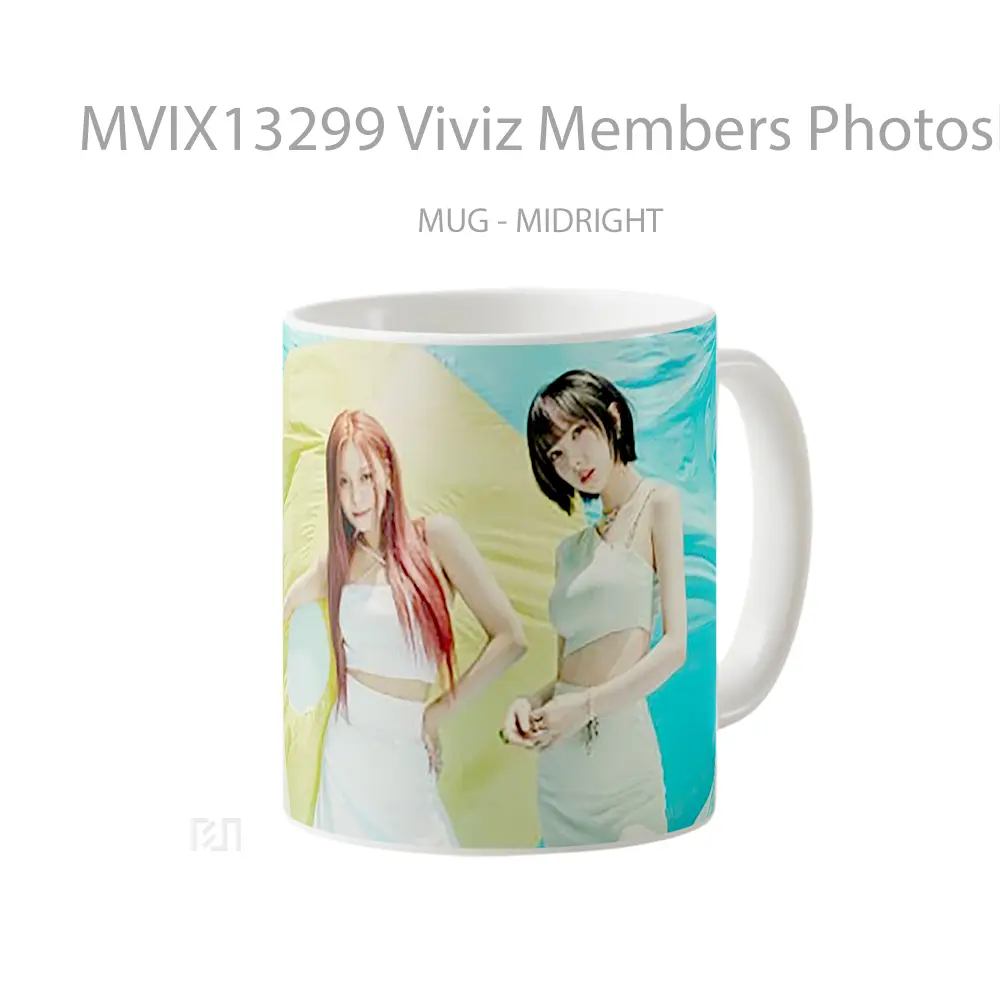 Mug Viviz Members Photoshoot Gelas Keramik Unik - All-side / Desain