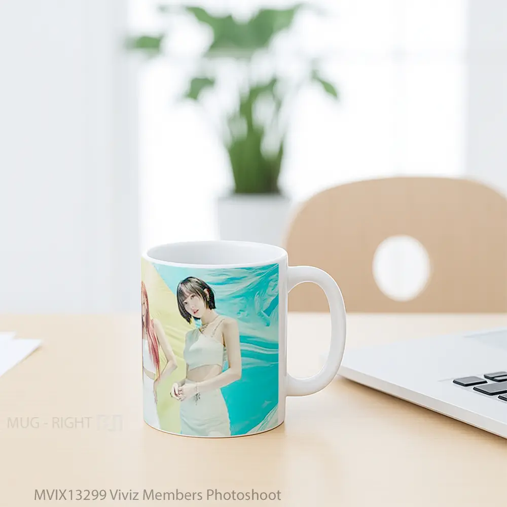 Mug Viviz Members Photoshoot Gelas Keramik Unik - All-side / Desain