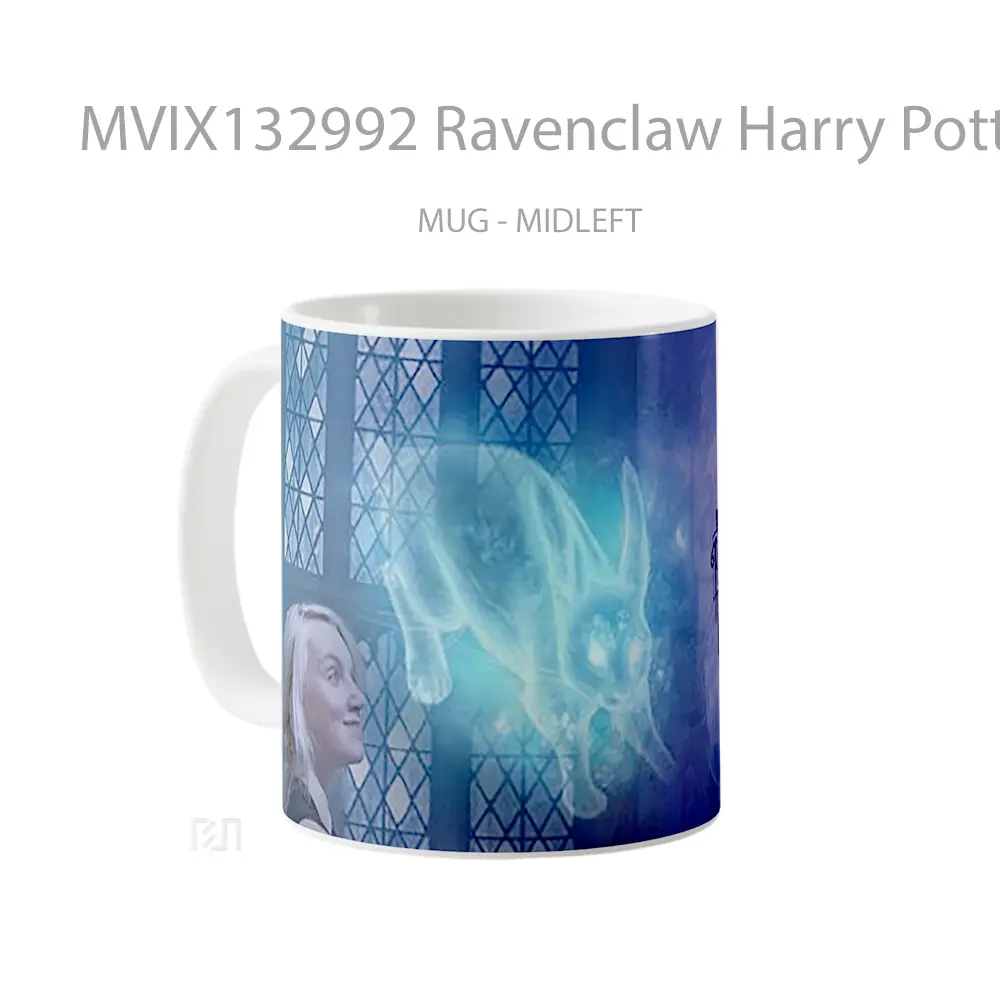 Mug Ravenclaw Harry Potter V2 Gelas Film - All-side / Desain