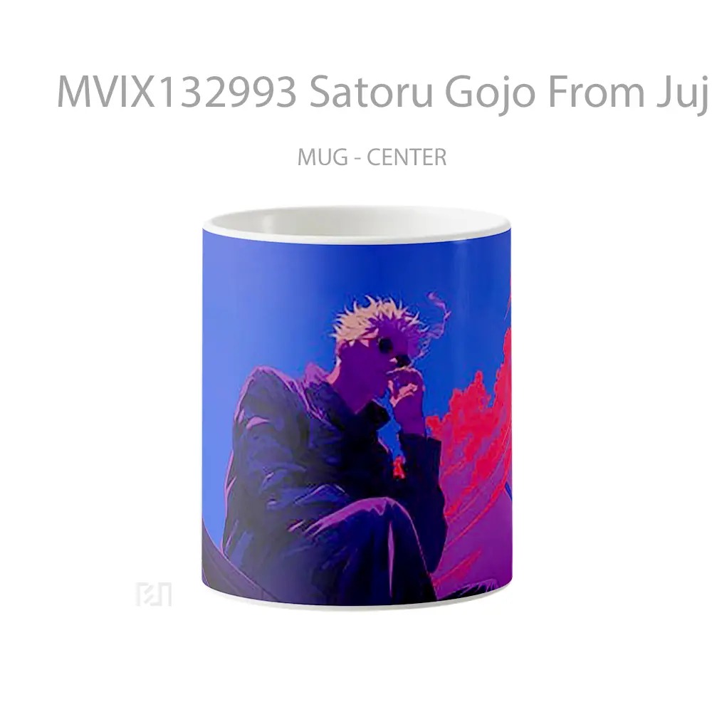 Mug Satoru Gojo From Jujutsu Kaisen V4 Gelas Keramik Unik