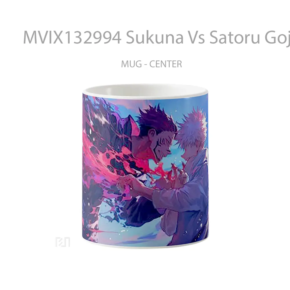 Mug Sukuna Vs Satoru Gojo V1 Gelas Keramik Unik