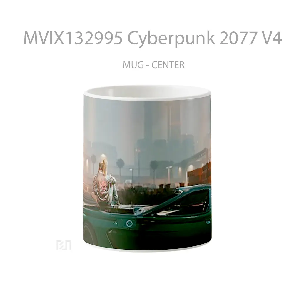 Mug Cyberpunk 2077 V4 Cangkir Gamer