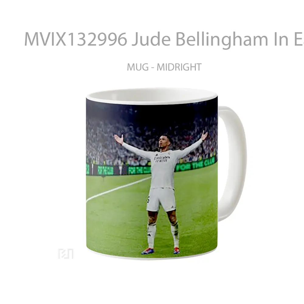 Mug Jude Bellingham In Ea Sports Fc 25 Game Cangkir Gamer - All-side / Desain