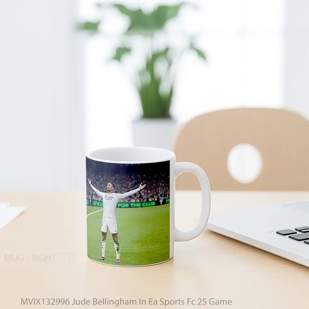 Mug Jude Bellingham In Ea Sports Fc 25 Game Cangkir Gamer - All-side / Desain