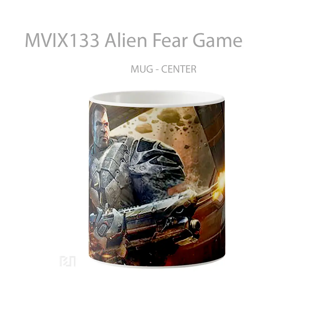 Mug Alien Fear Game Cangkir Keren