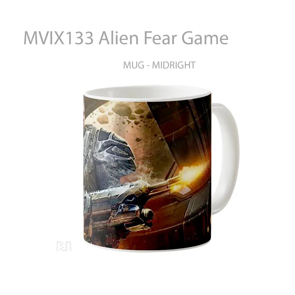 Mug Alien Fear Game Cangkir Keren - All-side / Desain