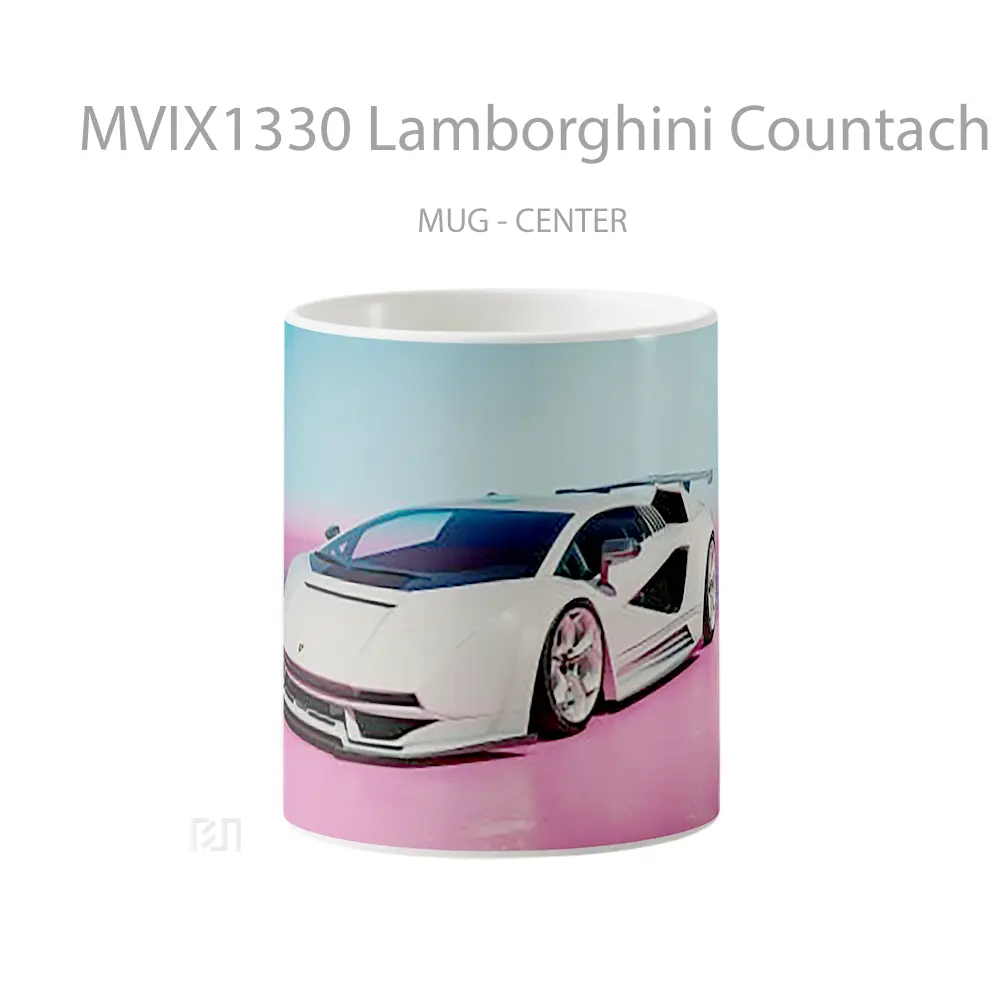 Mug Lamborghini Countach Concept Cangkir Mobil