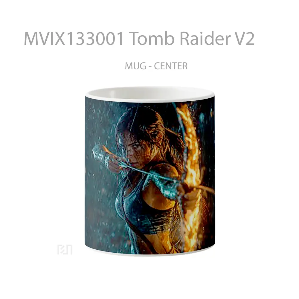 Mug Tomb Raider V2 Gelas Keramik Unik