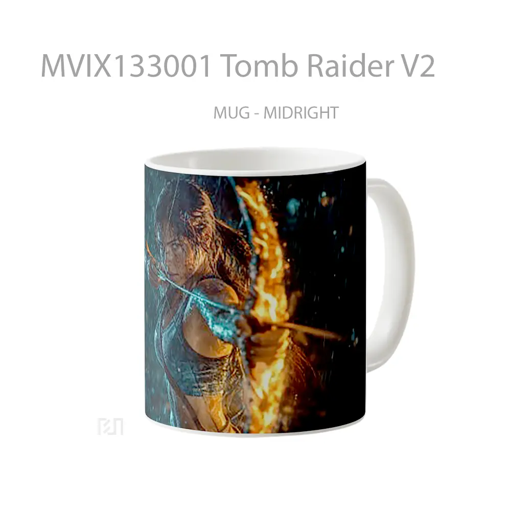 Mug Tomb Raider V2 Gelas Keramik Unik - All-side / Desain