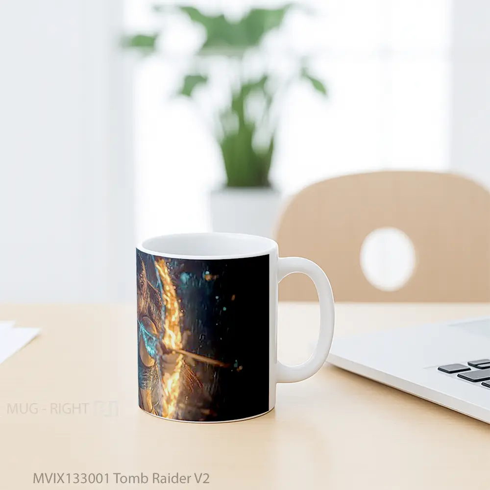 Mug Tomb Raider V2 Gelas Keramik Unik - All-side / Desain