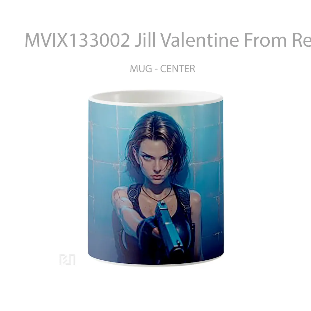 Mug Jill Valentine From Resident Evil Cangkir Gamer