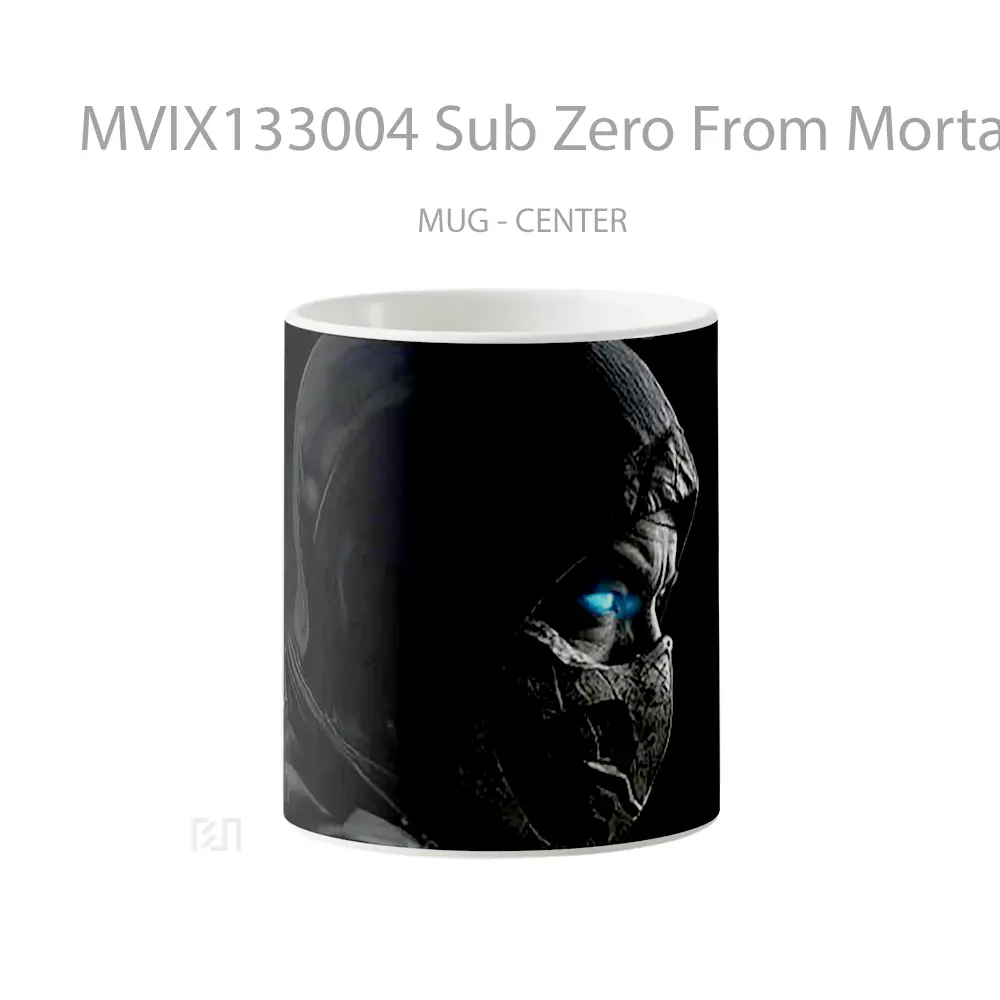 Mug Sub Zero From Mortal Kombat V2 Gelas Keramik Unik