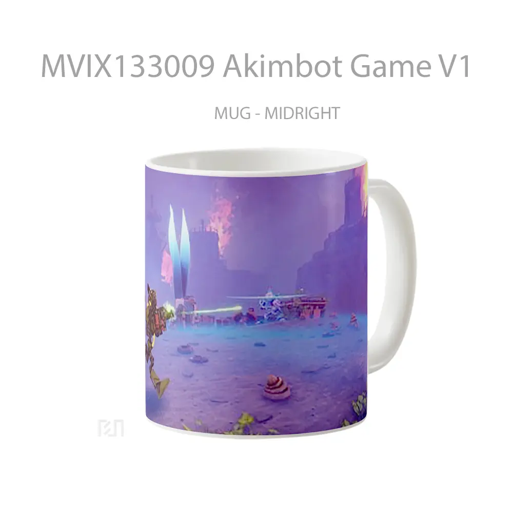 Mug Akimbot Game V1 Cangkir Gamer - All-side / Desain
