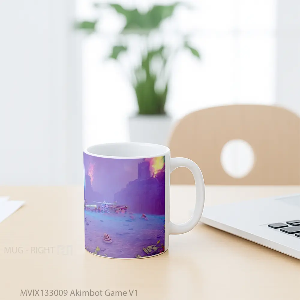 Mug Akimbot Game V1 Cangkir Gamer - All-side / Desain