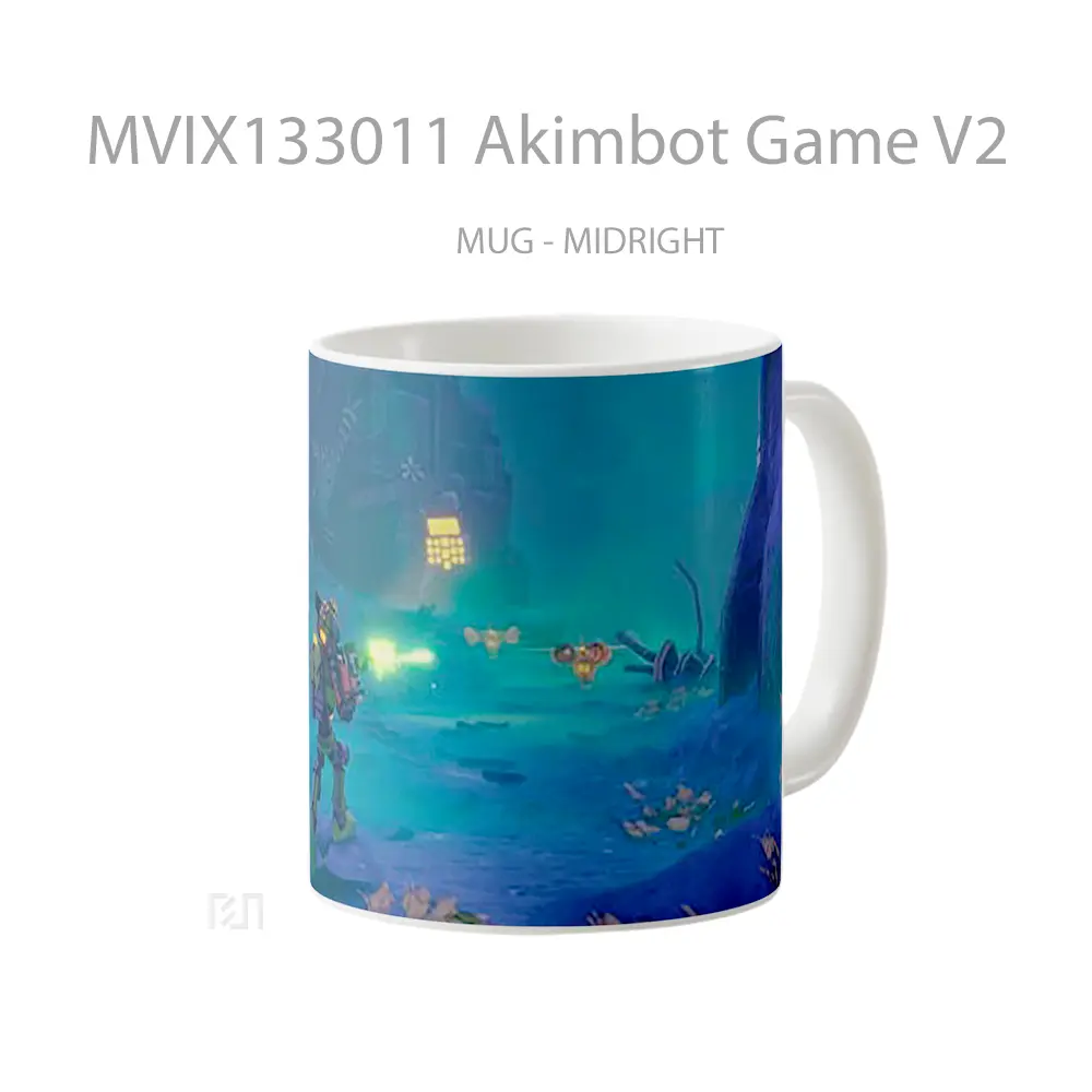 Mug Akimbot Game V2 Cangkir Gamer - All-side / Desain