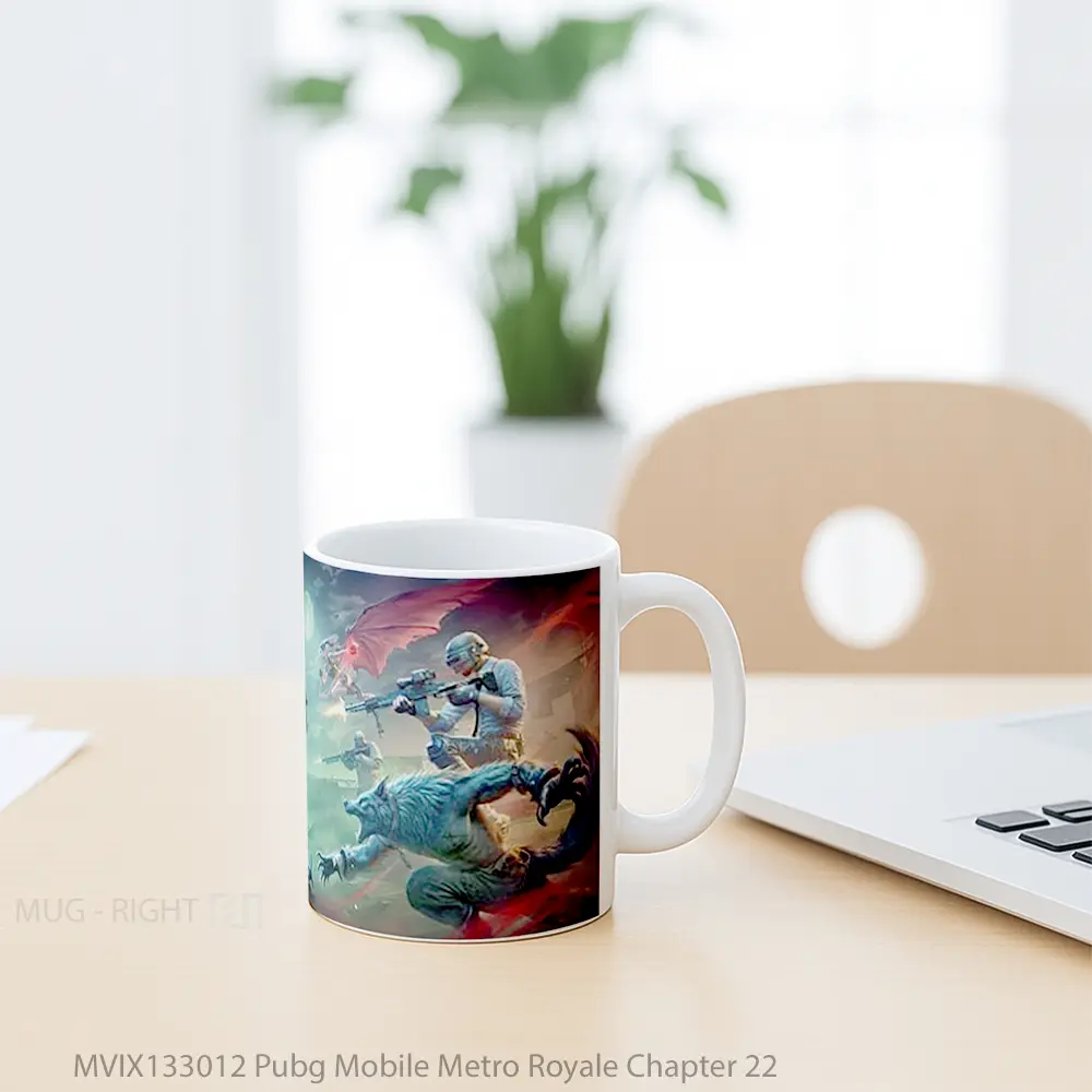 Mug Pubg Mobile Metro Royale Chapter 22 Cangkir Gamer - All-side / Desain