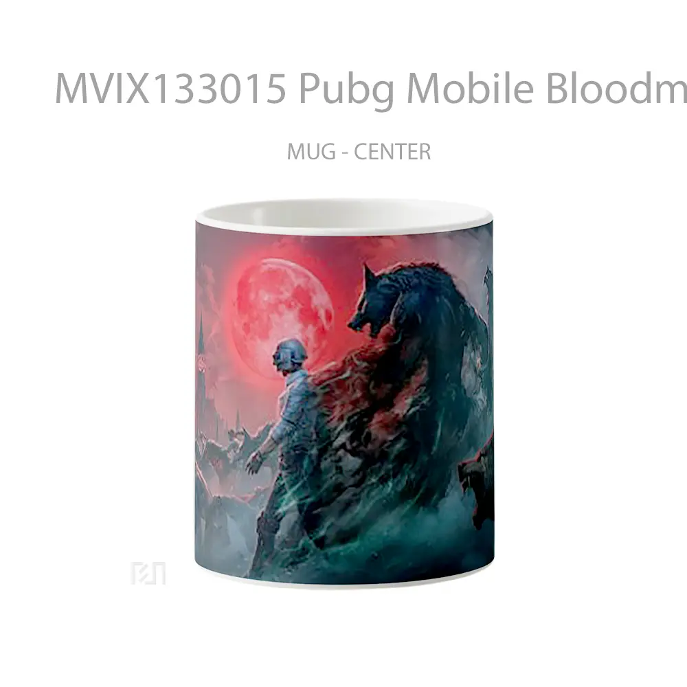 Mug Pubg Mobile Bloodmoon Cangkir Gamer
