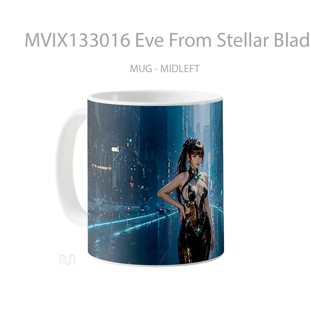 Mug Eve From Stellar Blade Gelas Keramik Unik - All-side / Desain