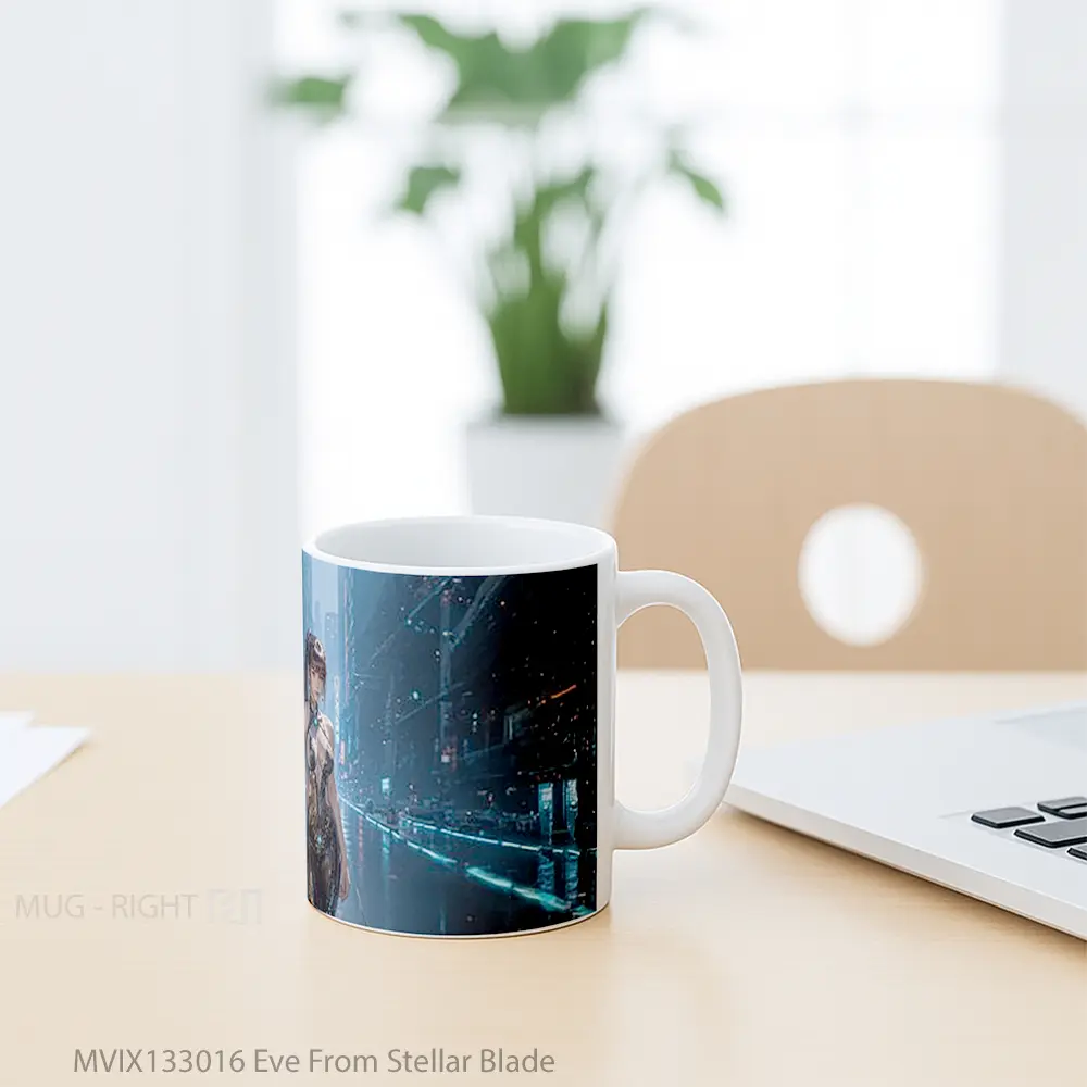 Mug Eve From Stellar Blade Gelas Keramik Unik - All-side / Desain
