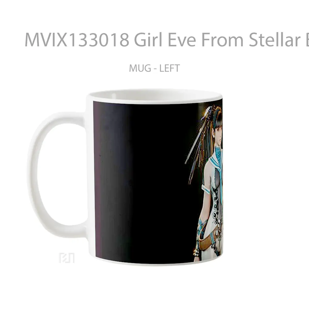 Mug Girl Eve From Stellar Blade Gelas Keramik Unik - All-side / Desain