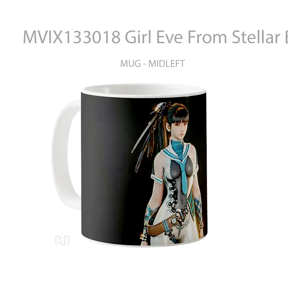 Mug Girl Eve From Stellar Blade Gelas Keramik Unik - All-side / Desain