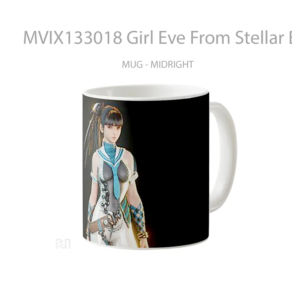 Mug Girl Eve From Stellar Blade Gelas Keramik Unik - All-side / Desain