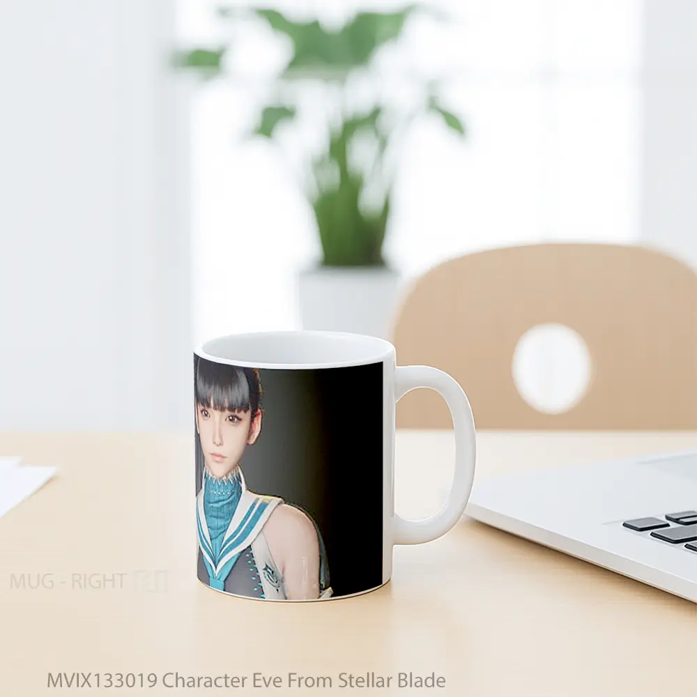 Mug Character Eve From Stellar Blade Gelas Keramik Unik - All-side / Desain
