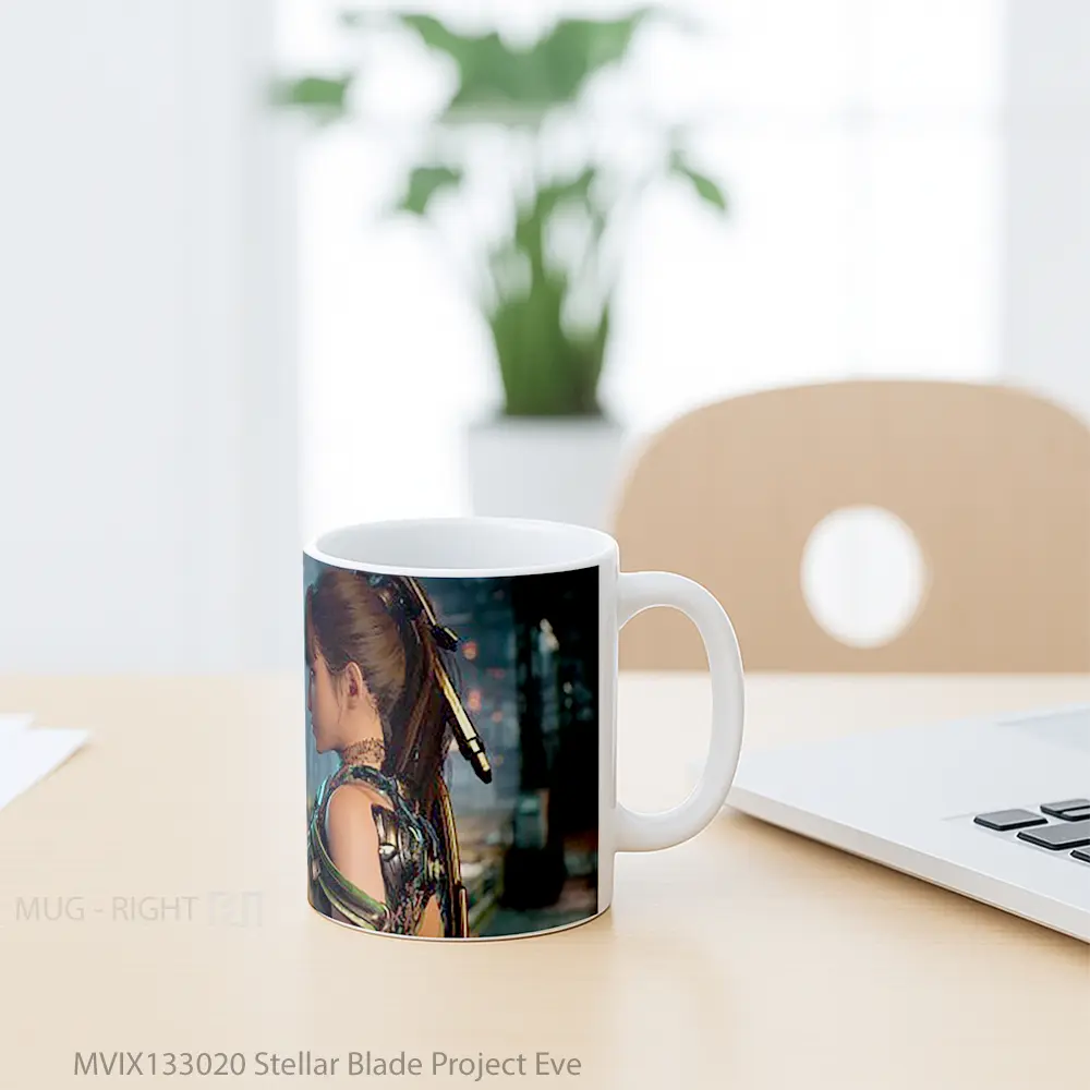 Mug Stellar Blade Project Eve Gelas Keramik Unik - All-side / Desain