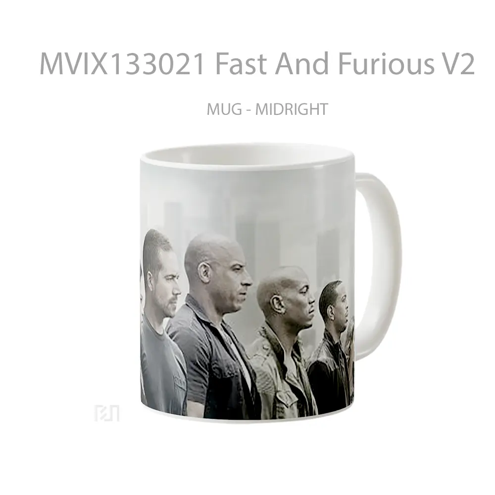 Mug Fast And Furious V2 Gelas Keramik Unik - All-side / Desain