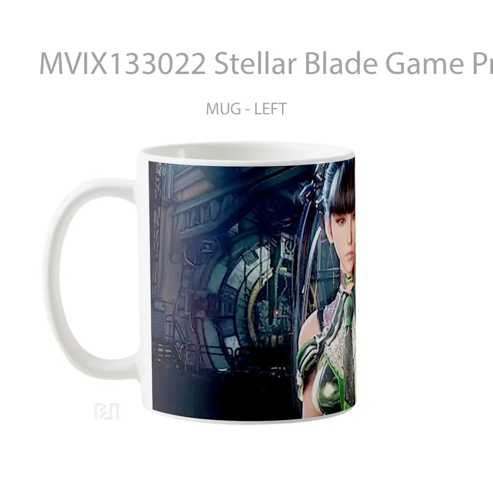 Mug Stellar Blade Game Project Eve Cangkir Gamer - All-side / Desain