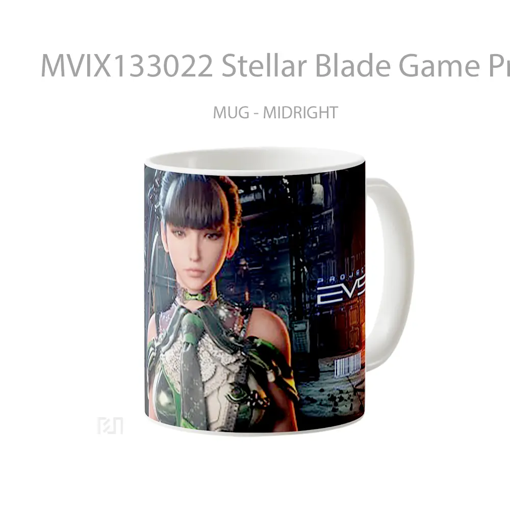 Mug Stellar Blade Game Project Eve Cangkir Gamer - All-side / Desain
