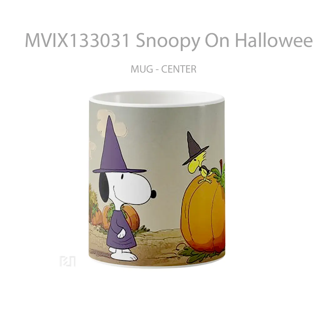 Mug Snoopy On Halloween Gelas Keramik Unik