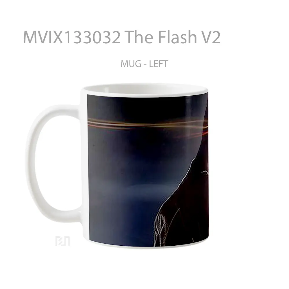 Mug The Flash V2 Gelas Superhero - All-side / Desain