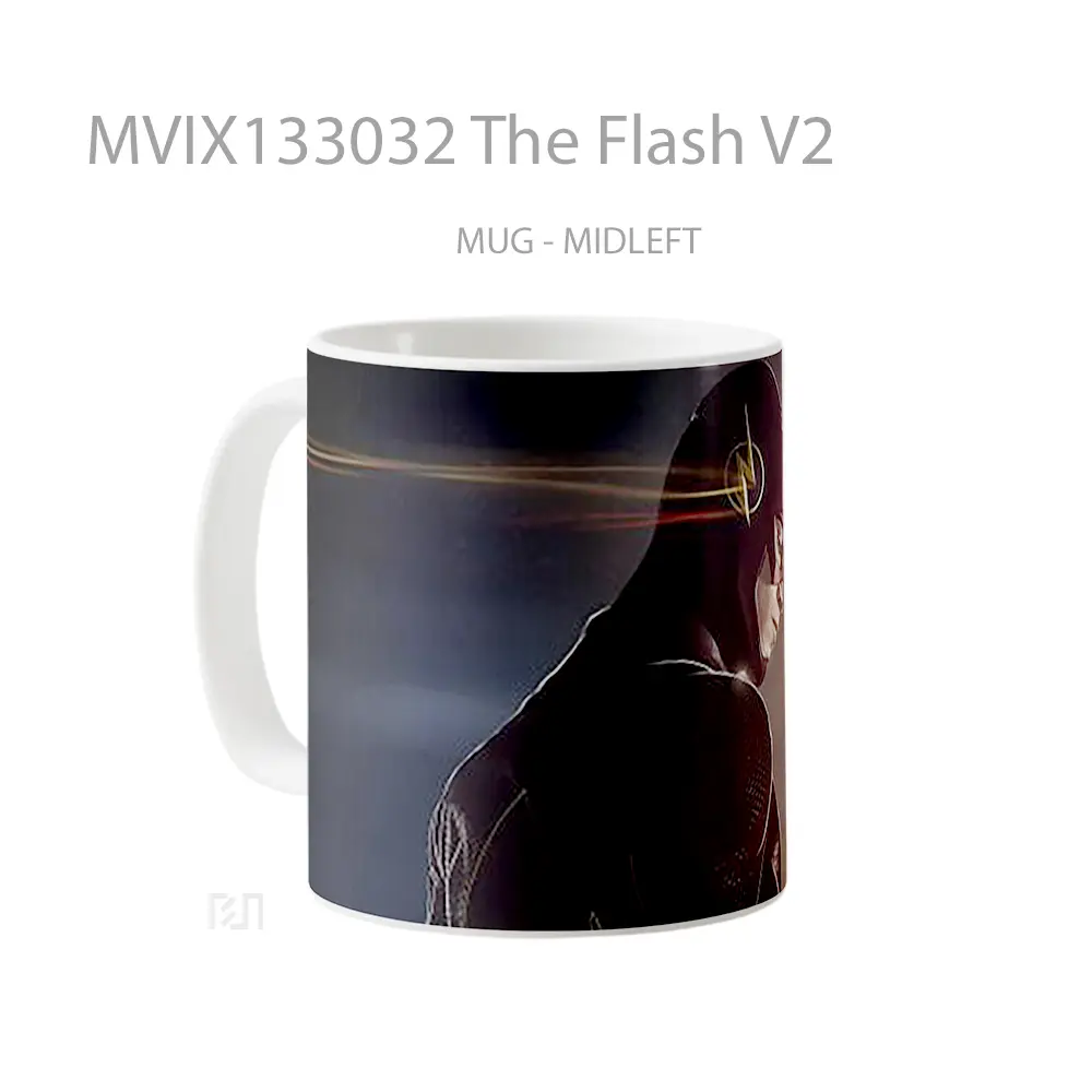 Mug The Flash V2 Gelas Superhero - All-side / Desain