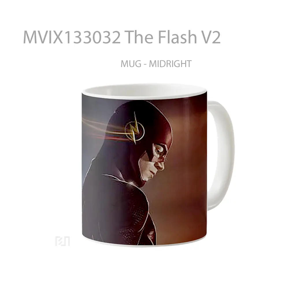 Mug The Flash V2 Gelas Superhero - All-side / Desain